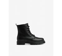 NeroGiardini - Anfibi Teen da Ragazza in Pelle - Nero 35