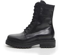 NEROGIARDINI Anfibio in pelle con fondo carro. Made in Italy Nero NERO 37