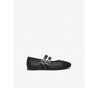NeroGiardini - Ballerine Donna in Tela e Pelle - Nero 37.5