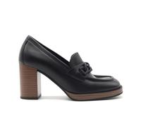 NeroGiardini I205060D Guanto Nero Francesine per Donna in Pelle con Tacco Alto (Taglia 38)