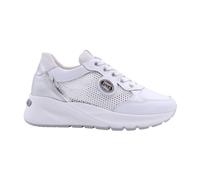Nero Giardini E615180D Sneakers Donna in Pelle, Tela E Materiale Tecnico - Bianco 39 EU