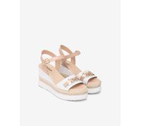 Nero Giardini E513552D Sandali Donna In Pelle - Bianco 38 EU