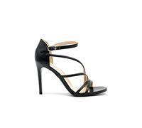 NeroGiardini E218400DE Sandali Donna in Pelle - Nero 40 EU