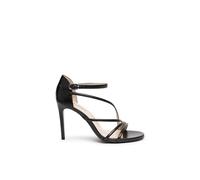 NeroGiardini E218400DE Sandali Donna in Pelle - Nero 40 EU