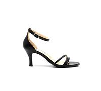 NeroGiardini E218410DE Sandali Donna in Pelle - Nero 38 EU