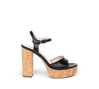 NeroGiardini E307530D Sandali Donna in Pelle - Nero 40 EU