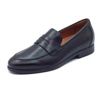 NeroGiardini E400162U Neopolis Nero Mocassini eleganti per Uomo in pelle