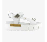 NeroGiardini E410707D - Sandalo da Donna in Pelle Bianca