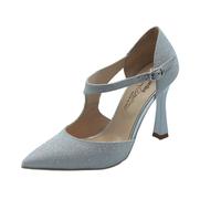 NeroGiardini E512221DE Microglitter Argento Decoltè elegante per Donna in tessut