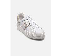 Nero Giardini E513022D Skipper Bianco Sneakers Sportive per Donna in Pelle Zeppa Bassa (Taglia 40)