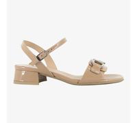 NeroGiardini E513303D - Sandalo da Donna con Tacco Largo In Pelle Cipria