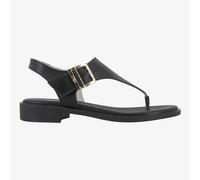 NeroGiardini E513405D - Sandalo Infradito da Donna in Pelle Nera