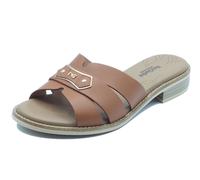 NeroGiardini E615893D Armenia Cognac Sandali per donna con con tacco basso