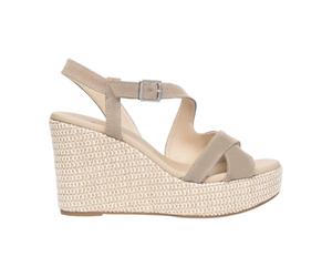 Nerogiardini - E616020D Sandalo con Zeppa - - Shoes - Donna - Beige - 39 EU