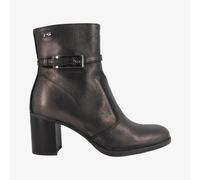 NeroGiardini I410951D - Tronchetto in Pelle da Donna con Tacco a Blocco