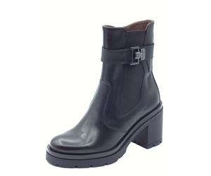 NeroGiardini I514790D Guanto Nero Tronchetti per Donna in pelle con lampo