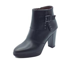 NeroGiardini I617273D Guanto Col. Nero Tronchetti accollati per Donna in pelle t