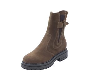 NeroGiardini I618021D Velour Col. Spago Tronchetti per Donna in camoscio con tac