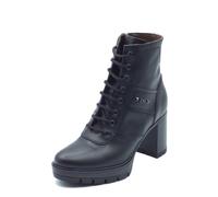 NeroGiardini I618040D Guanto Col. Nero Tronchetti per Donna in pelle nera con la