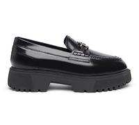 NEROGIARDINI Mocassino college in pelle con platform. Made in Italy Nero BLACK 37