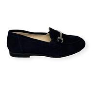 Nero Giardini E218213D Mocassini Donna in Camoscio - Blu 38 EU