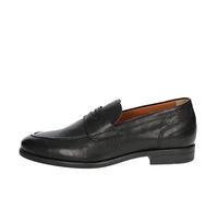 NeroGiardini Mocassino in Pelle Bocca di Leone. Made in Italy Nero Nero