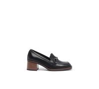 NEROGIARDINI Mocassino in pelle con morsetto e tacco. Made in Italy 40 Nero NERO