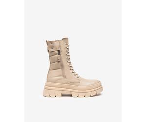 NeroGiardini Outlet - Anfibi Donna in Pelle - Avena 39