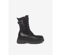 NeroGiardini Outlet - Anfibi Donna in Pelle - Nero 35