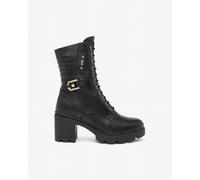 NeroGiardini Outlet - Anfibi Donna in Pelle - Nero 37