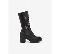 NeroGiardini Outlet - Anfibi Donna in Pelle - Nero 38