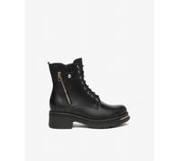 NeroGiardini Outlet - Anfibi Donna in Pelle - Nero 38