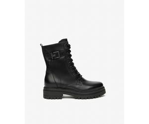 NeroGiardini Outlet - Anfibi Donna in Pelle - Nero 39
