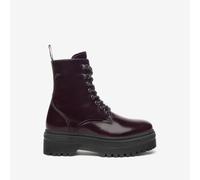 NeroGiardini Outlet Anfibi Donna in Pelle - Rosso 37