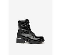 NeroGiardini Outlet - Anfibi Donna in Vernice - Nero 35