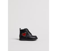 NeroGiardini Outlet - Anfibi Junior da Bambina in Pelle e Materiale Tecnico - Nero 21