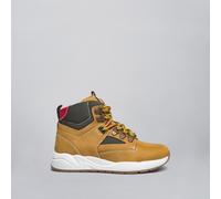 NeroGiardini Outlet Polacchino Teen da Ragazzo in Pelle e Tela - Giallo 32