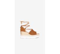 NeroGiardini Outlet Sandali Donna in Camoscio - Marrone 38