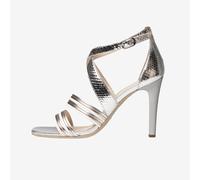 NeroGiardini Outlet Sandali Donna in Pelle - Argento 36