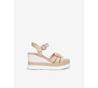 NeroGiardini Outlet Sandali Donna in Pelle - Beige 41