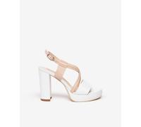 NeroGiardini Outlet - Sandali Donna in Pelle - Bianco 37