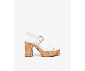 NeroGiardini Outlet - Sandali Donna in Pelle - Bianco 37