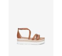 NeroGiardini Outlet - Sandali Donna in Pelle - Cognac 38