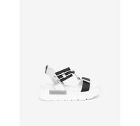 NeroGiardini Outlet - Sandali Donna in Pelle e Materiale Tecnico - Argento 38