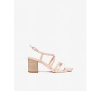 NeroGiardini Outlet - Sandali Donna in Pelle e Materiale Tecnico - Osso 35