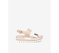 NeroGiardini Outlet - Sandali Donna in Pelle e Materiale Tecnico - Platino 36