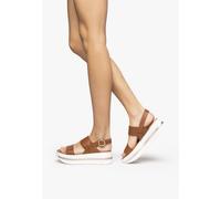 NeroGiardini Outlet Sandali Donna in Pelle - Marrone 39