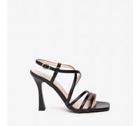 NeroGiardini Outlet - Sandali Donna in Pelle - Nero 39