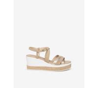 NeroGiardini Outlet Sandali Donna in Suede e Pelle - Beige 40