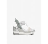 NeroGiardini Outlet - Sandali Donna in Suede, Pelle e Tela - Osso 37